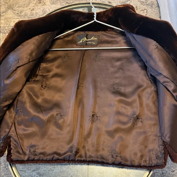 Vintage Dark Brown Faux Fur Jacket - Unbranded - Picture 2 of 8